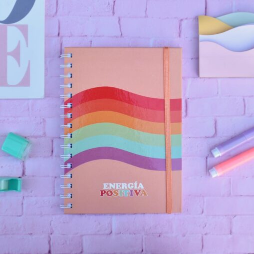 Cuadernos A5 | Tapa dura | Estampados Energia