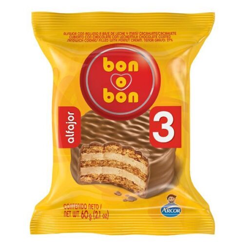 Alfajor Bon o bon Triple