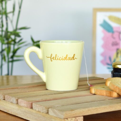 Taza Pastel | "Felicidad"
