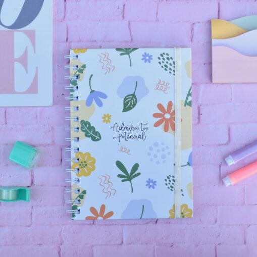 Cuadernos A5 | Tapa dura | Estampado Admira