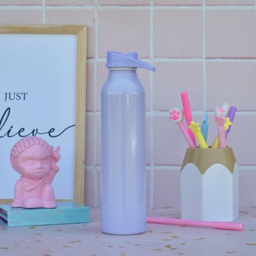 Botella pastel aluminio | Lila