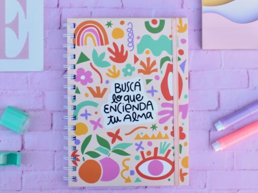 Cuadernos A5 | Tapa dura | Estampado Busca
