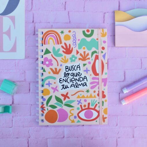 Cuadernos A5 | Tapa dura | Estampado Busca