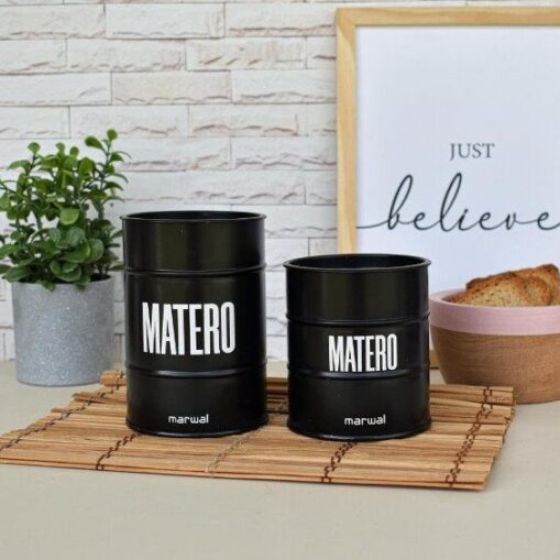 Set yerbero y azucarero | Matero negro