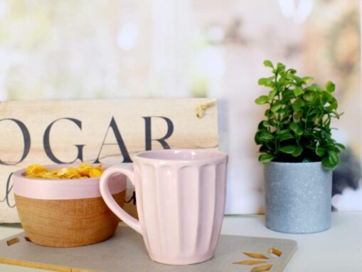 Taza Vainilla - Rosa