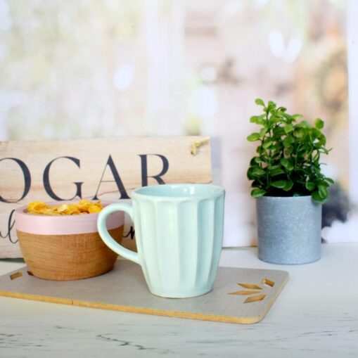 Taza Vainilla - Verde agua