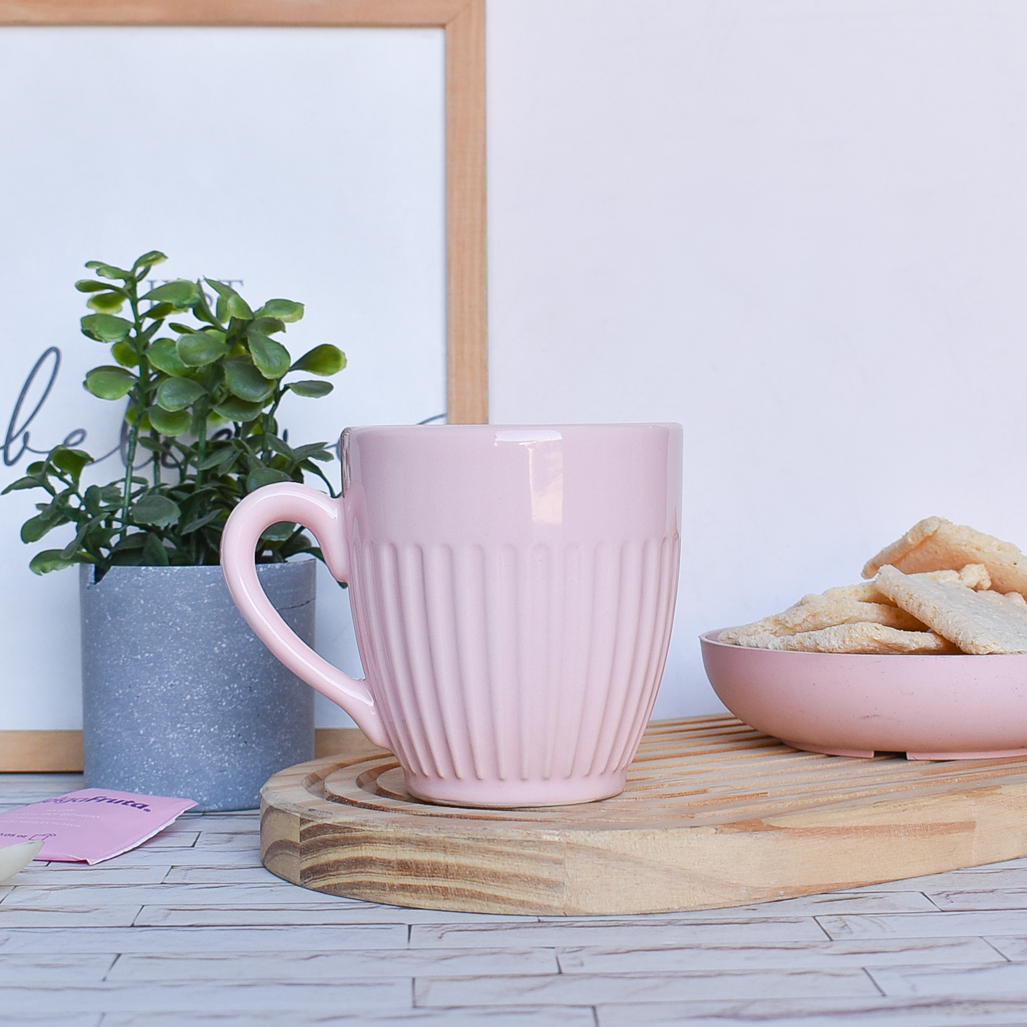 Taza Canela Rosa