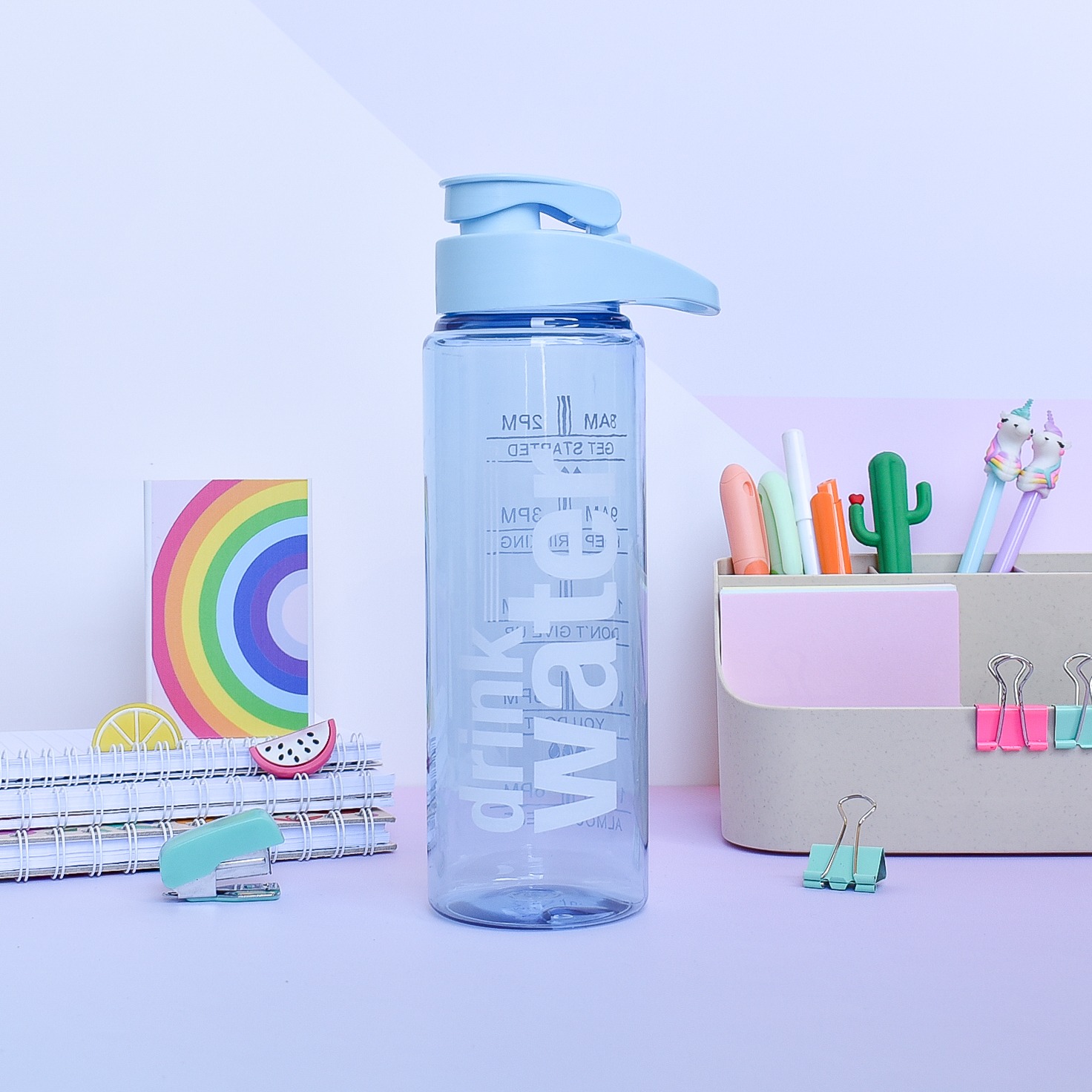 Botella Medidas Celeste