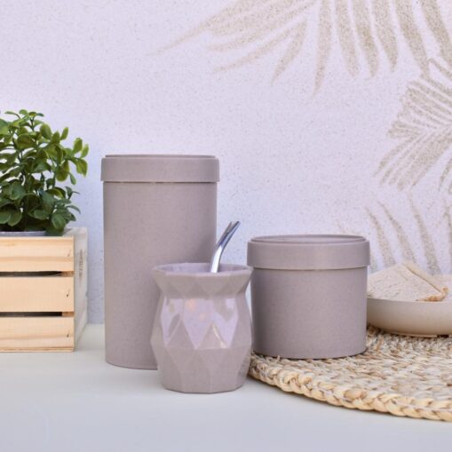 Combo Matero Bambu Marron