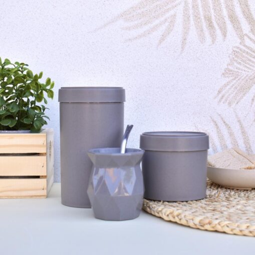 Combo Matero Bambu Gris