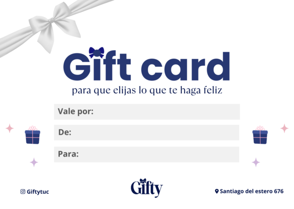 Gift Card (por el monto que quieras)