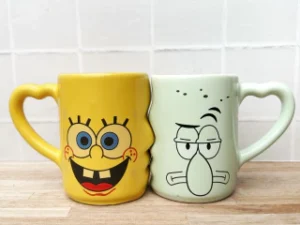 Tazas Combinadas - Bob & Calamardo