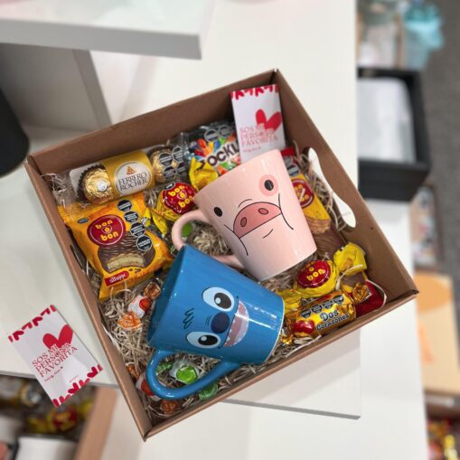 Box Pareja - Stitch & Pato