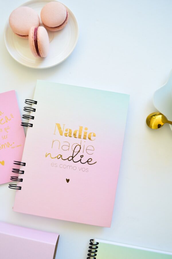 Cuadernos A5 | Tapa dura | "Nadie es como vos"