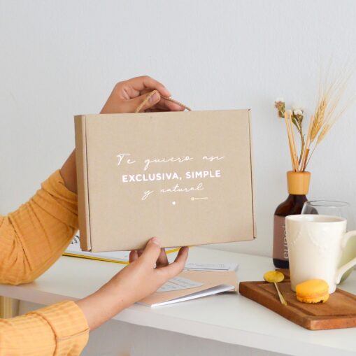 Kit box con cuaderno | "Te quiero asi"