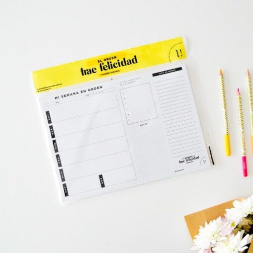 Planner semanal x 50 semanas