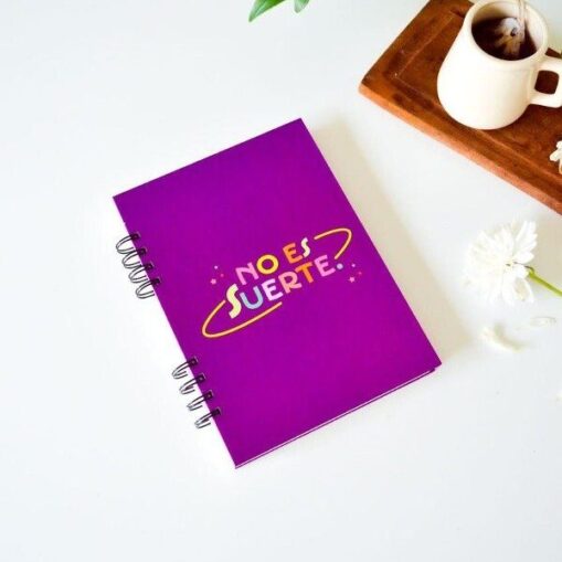 Cuadernos A5 | Tapa dura | "No es suerte"