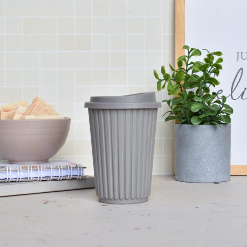 Vaso Rayado - Gris
