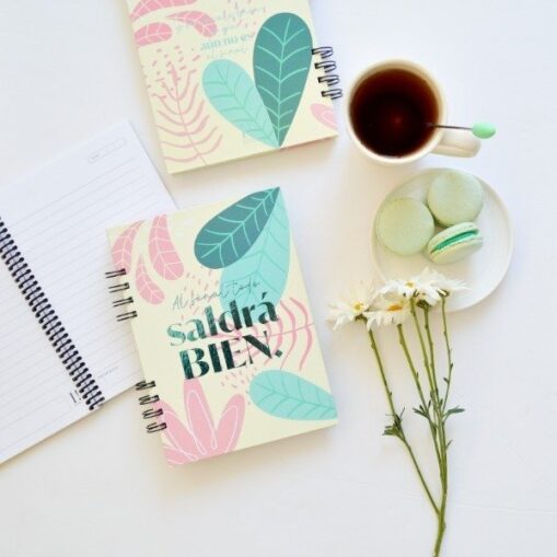 Cuadernos A5 | Tapa dura | "Todo saldrá bien"