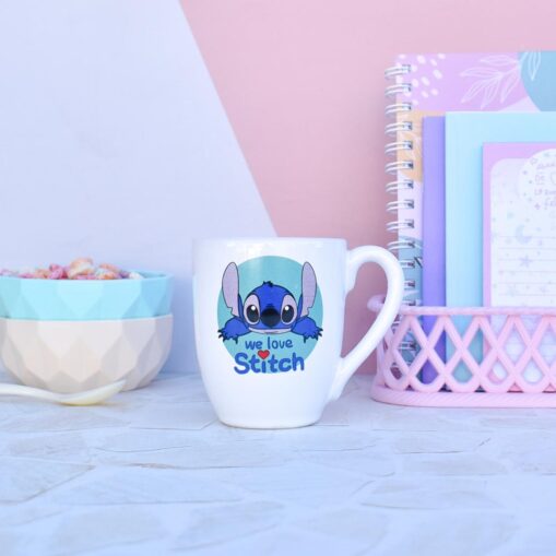 Taza Stitch- Linea blanca