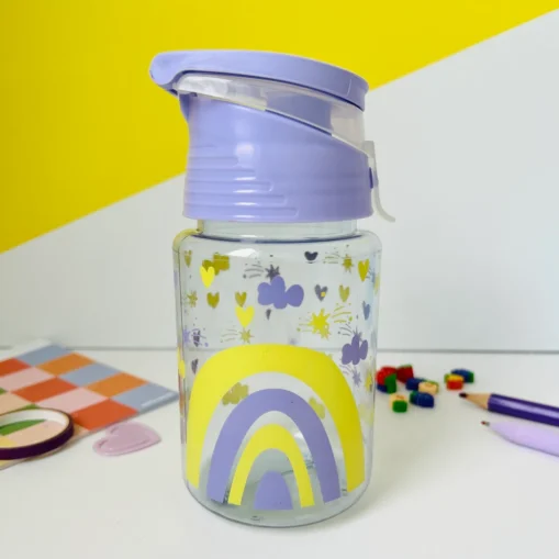 Botella Mini Arcoiris Lila