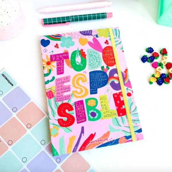 Cuadernos A5 | Flexible | "Todo es posible"