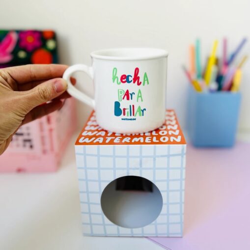 Taza Ceramica - Para brillar (con Packaging)