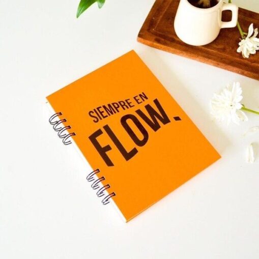 Cuadernos A5 | Tapa dura | "Siempre en Flow"