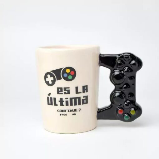 Taza 3D Gamer "Es la última"