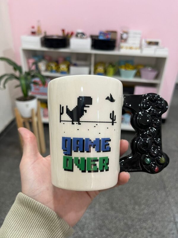 Taza 3D Gamer "Game Over"