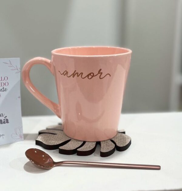Taza + cuchara + posataza