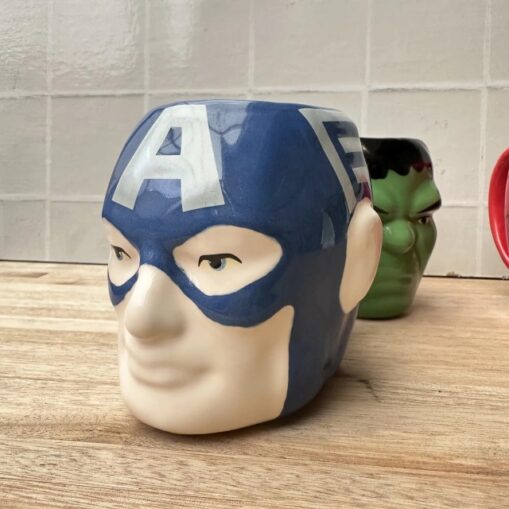 Taza 3D Capitán America