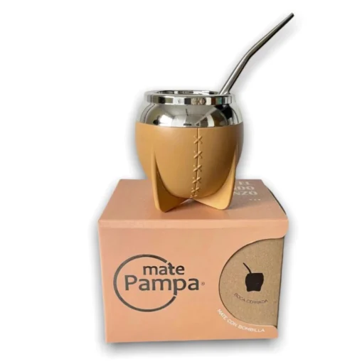 Mate Pampa Beige - Boca Cerrada