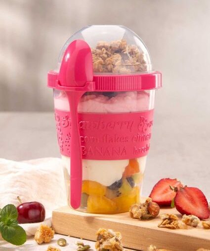 Vaso Cerealero Fucsia