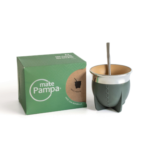 Mate Pampa Verde Oliva - Boca Abierta