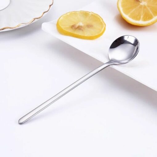 Cucharita Redonda Deluxe Plata