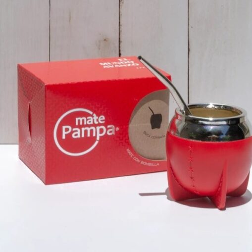 Mate Pampa Rojo - Boca Cerrada