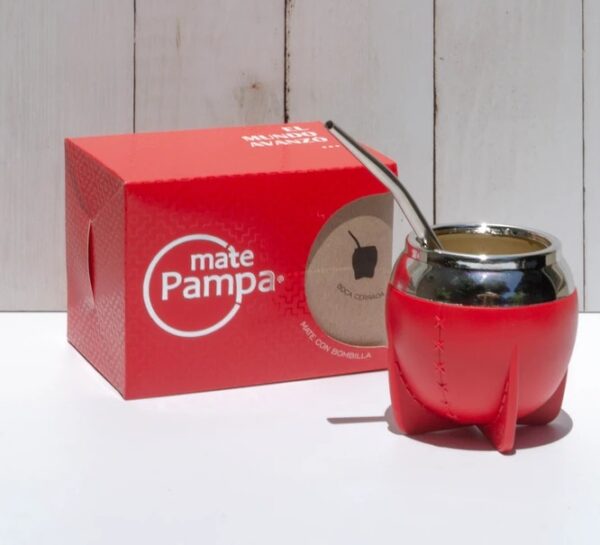 Mate Pampa Rojo - Boca Cerrada