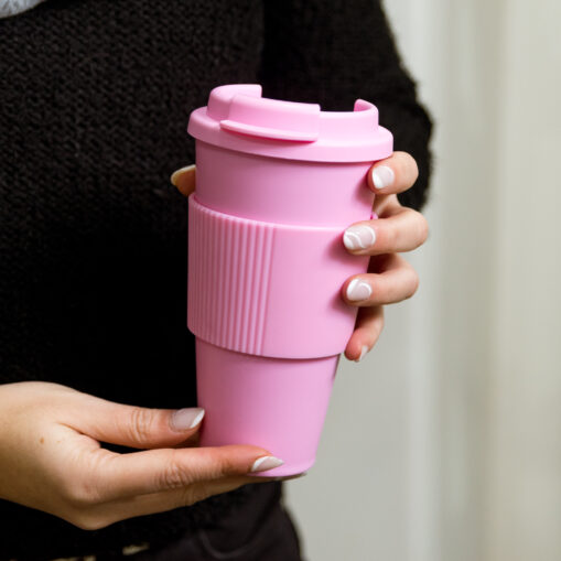 Vaso Coffe Rosa