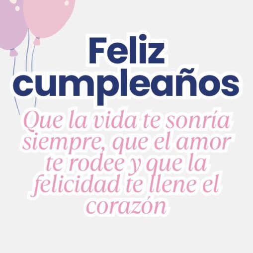 Tarjeton "Feliz cumple"