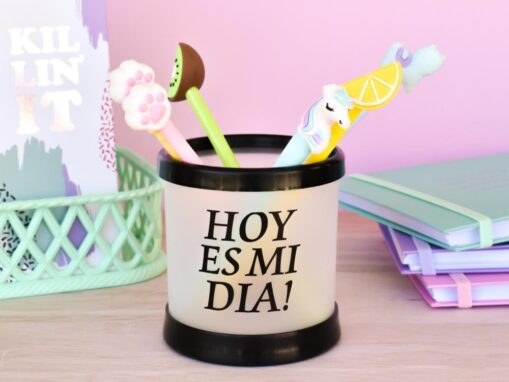 Lapicero negro "Hoy es mi dia"