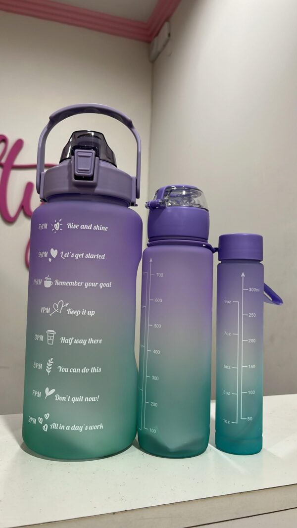 Botellas Deportivas x3 (Lila) - Imagen 3