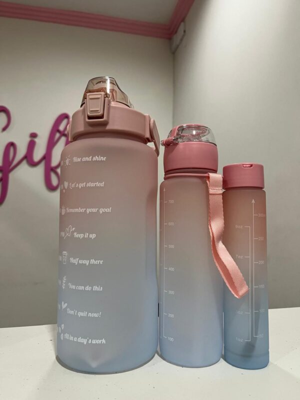 Botellas Deportivas x3 (Rosa) - Imagen 3