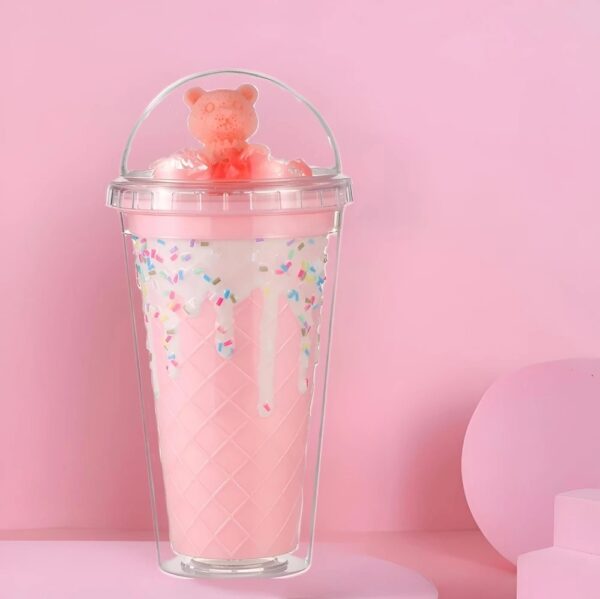 Vaso Refrigerante Ositos (Rosa Helado)