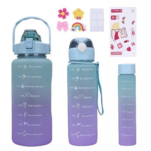 Botellas Deportivas x3 (Verde)