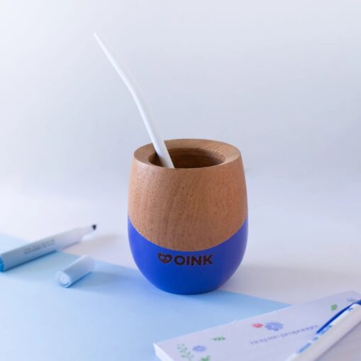 Mate de Madera Emma (Azul)