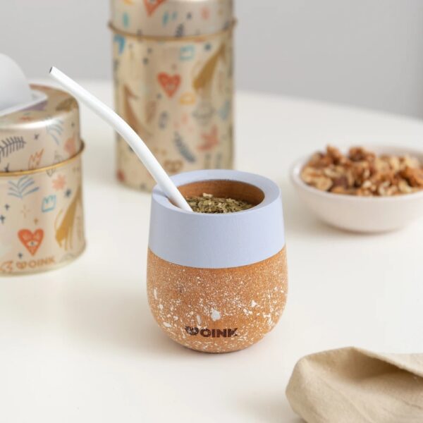 Mate de Madera Indi Cielo