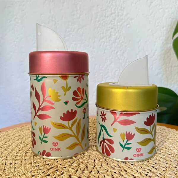 Set de Latas diseño Flores