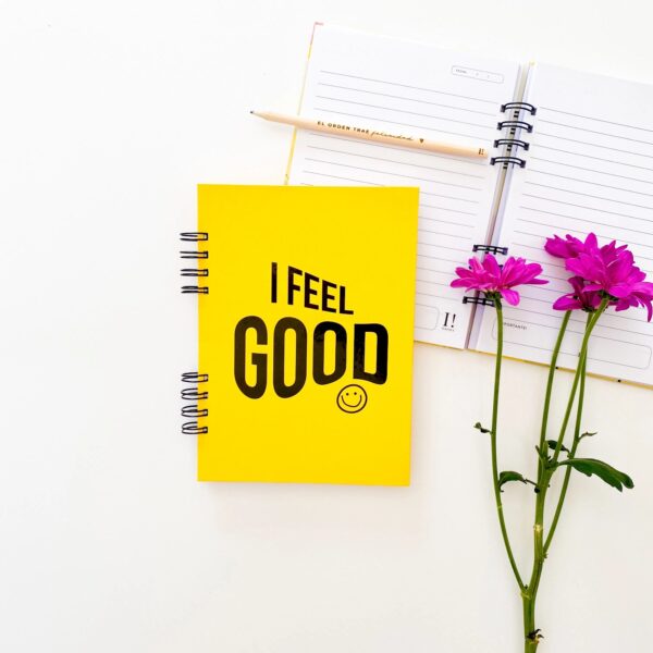 Cuadernos A5 | Tapa dura | "I feel good"