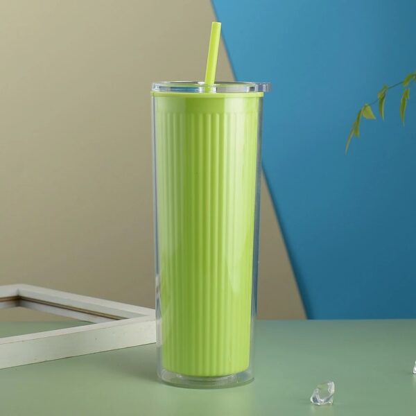 Vaso con tapa Verde